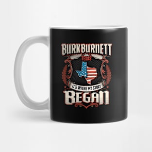 Burkburnett Texas Usa Flag Independence Day Mug